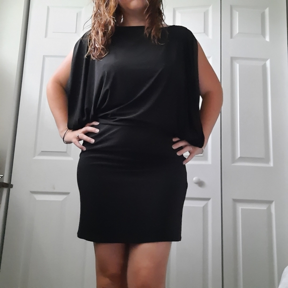 BNWOT Jessica Simpson Cold Shoulder LBD sz 10 - Picture 3 of 5